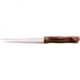 Hayruş Mert Paslanmaz Bursa Kurban Kasap Bıçağı No:2, 16,5 cm, Ahşap Sap
