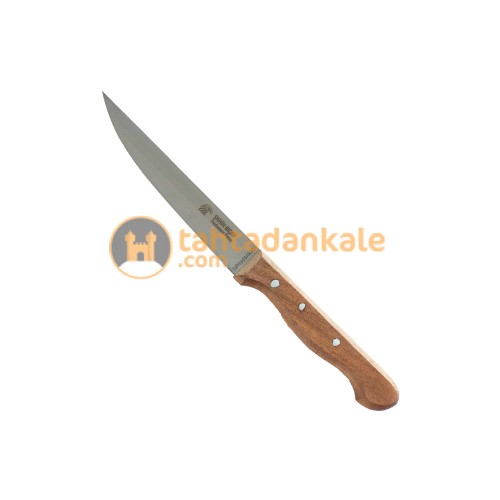 Şahin,BOD-SHNSBZA12,Sebze & Meyve Bıçakları,Şahin Bursa Paslanmaz Sebze Bıçağı 12 cm, Ahşap Sap