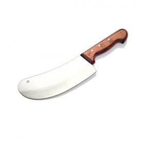 Ündeğerli Bursa Paslanmaz Mutfak Soğan Satırı, Börek Bıçağı No:2, 18 cm - Ahşap Sap