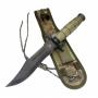 Halmak,BCY-0698,Bıçaklar,Halmak 0698 Haki Komando Bıçağı 30cm -  Testere Detaylı, Oluklu, Kılıflı