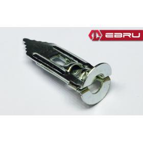 Ebru Metal Alçıpan Dübel Kısa 28 mm, 100 Adet - 4 mm Vida için