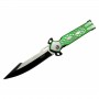 Lanmark,BCY-Y18C,Çakı & Bıçak,Lanmark Y18C Yeşil İnce Kamp Çakı 20 cm - Manuel, Kemerlikli, Plastik Desenli Sap