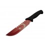 Muhtelif,BCY-MF033RD,Bıçaklar,Ayyıldız MF033 RD Kırmızı Av Bıçağı 31cm - Testere Detaylı Bıçak, Oluklu, Kılıflı, Plastik Sap