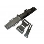 Columbia,BCY-HTM-1041-A,Bıçaklar,Columbia Tiger Tactical HTM 1041 A Siyah Outdoor / Survival Bıçak 27cm - Kauçuk Sap, Kılıflı, Kutulu