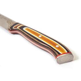 Pirge 32050 Elite Mutfak, Ekmek Bıçağı 15,5 cm - Kahverengi Perçinli Kompozit Sap