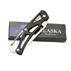 Alaska SDR-1606BK Mini Metal Çakı 14 cm Manuel, Kemerlikli