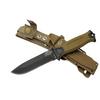 Columbia Tiger Tactical HTM 1041 B Kahverengi Outdoor / Survival Bıçak 27cm - Kauçuk Sap, Kılıflı, Kutulu