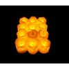 Led Plas No-215 3x4 cm Akan Mum Modeli Ledli Pilli Mum 12x100