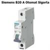 Siemens B20 Sigorta