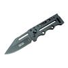 SOG AC77BK Siyah Yaprak Kamp Çakı 15 cm - Metal Sap, Kılıflı