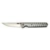 SOG Kendo 4010 Gri Kamp Çakı 21cm - Yarı Otomatik, Metal Sap, Kılıflı, Kemerlikli